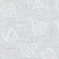 Bílé baňky na bílé