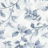 FQ Šedé lístečky na bílé