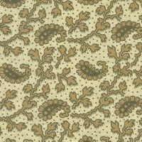 Béžový pasley vzor na žluté