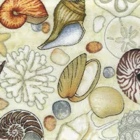 Barevné mušle na žluté