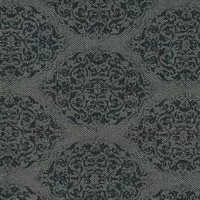 FQ Černý ornamentální na šedé