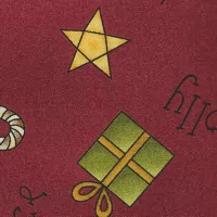 FQ Vánoční písmo a obrázky na tmavě červené