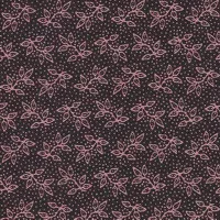 Růžové lístečky na hnědé