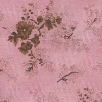 Malé květy s větvičkami na růžové