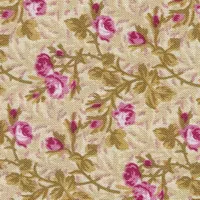 Malé růžové růžičky na béžové