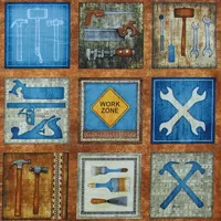 Řemeslné nářadí na panelu malé obrázky