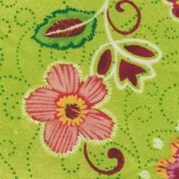 FQ Růžové květy na jarní zelené