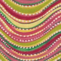 FQ Barevné vlnovky v růžové