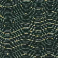 Zlato zelené vlnovky na černé