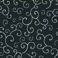 Bílé spirály na černé