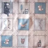 Dětský panel v pastelových barvách