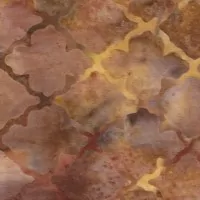 Bali batika mříž na hnědé