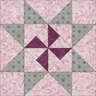 Blok č. 44 Martha Washington's Star