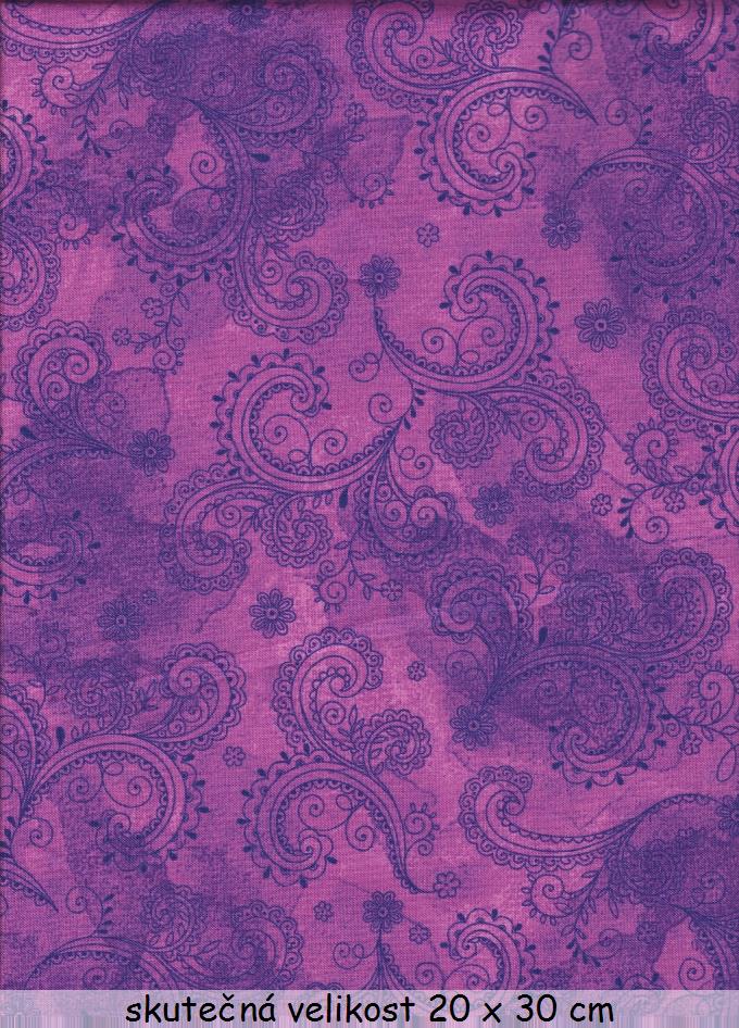 Pasley vzor na fialové