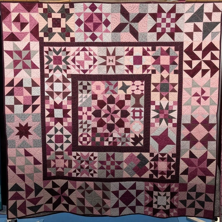 Návod na šití patchworkového projektu Quilt 52 + 1 blok 
