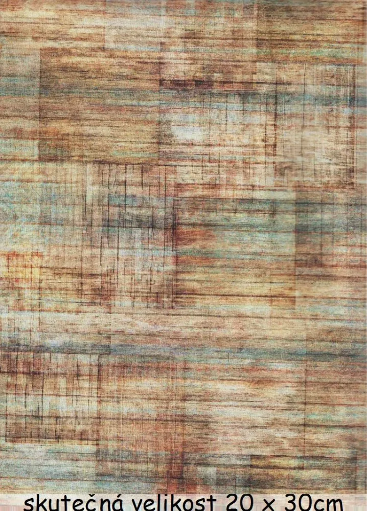 Imitace dřevěného obkladu v béžové