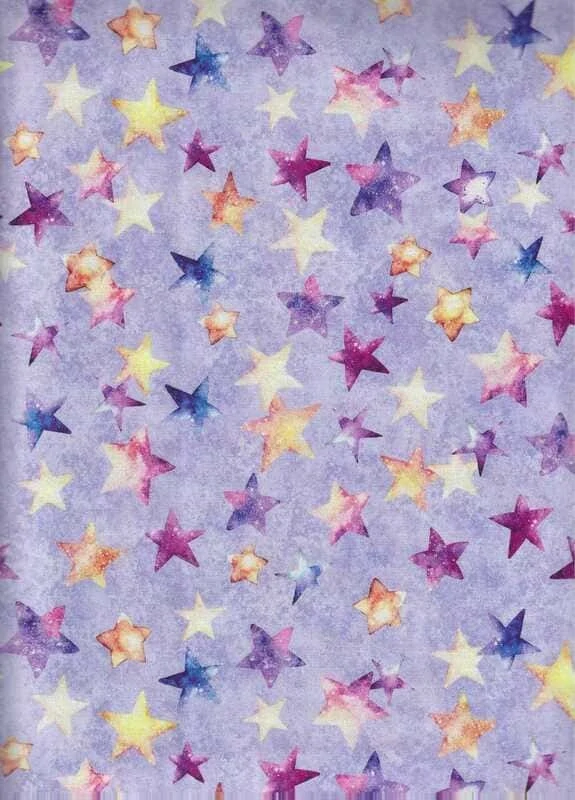 Barevné hvězdy na fialkové