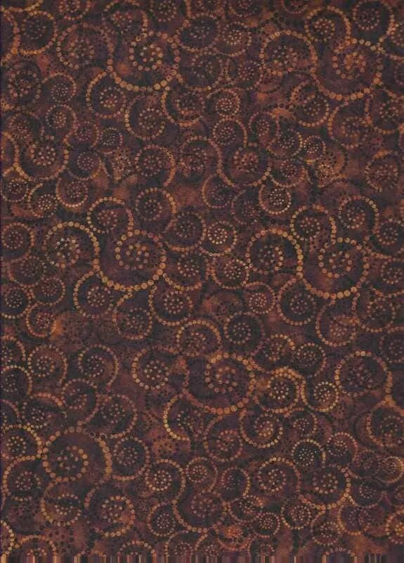 Hnědé spirály na středně hnědé