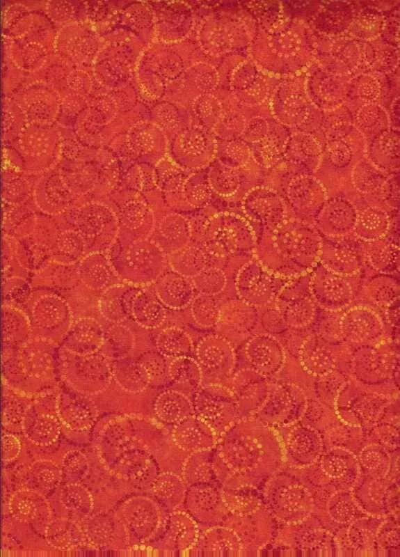 Žluté a oranžové spirály na pomerančové