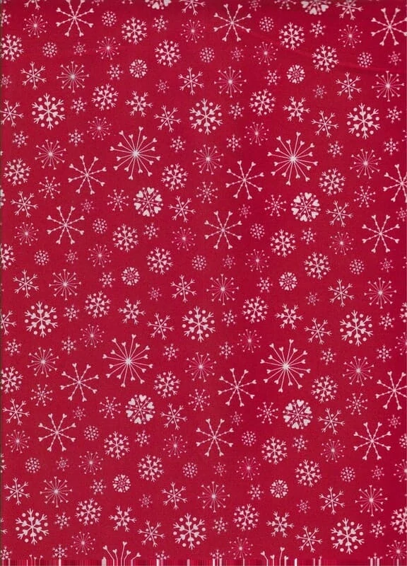 FQ Červená srdíčka na bílé