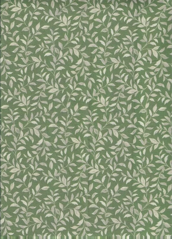 FQ Béžové lístečky na zelené