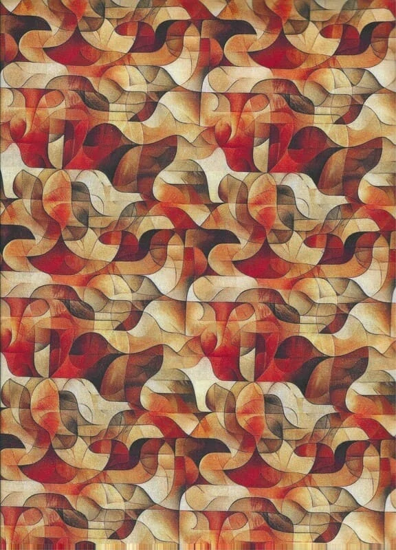 FQ Zlato oranžová mozaika