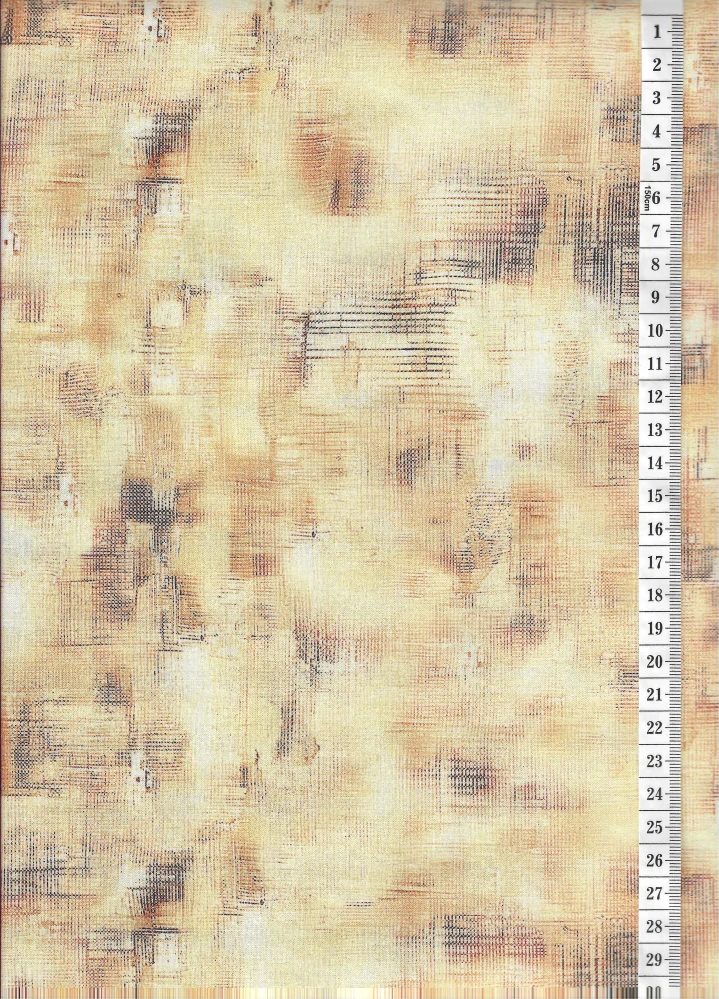 FQ pískově béžová makatá protkaná látka na patchwork