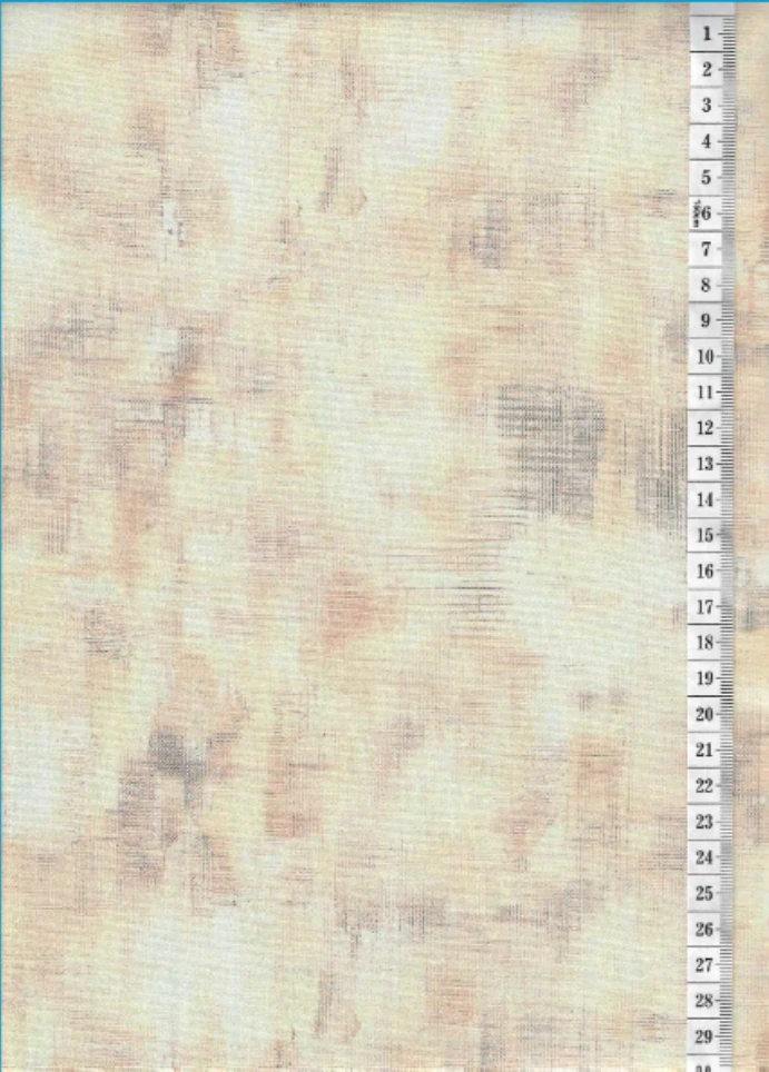 FQ ovesná béžová makatá protkaná látka na patchwork