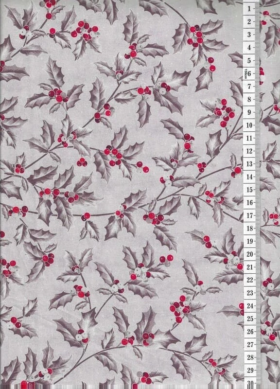 Látka na patchwork šedé cesmíny na šedivé