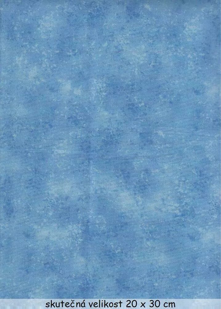 Středně modrá makatá