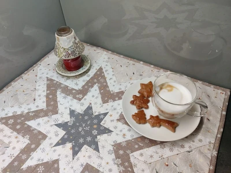 Ubrus s hvězdami a ptáčky