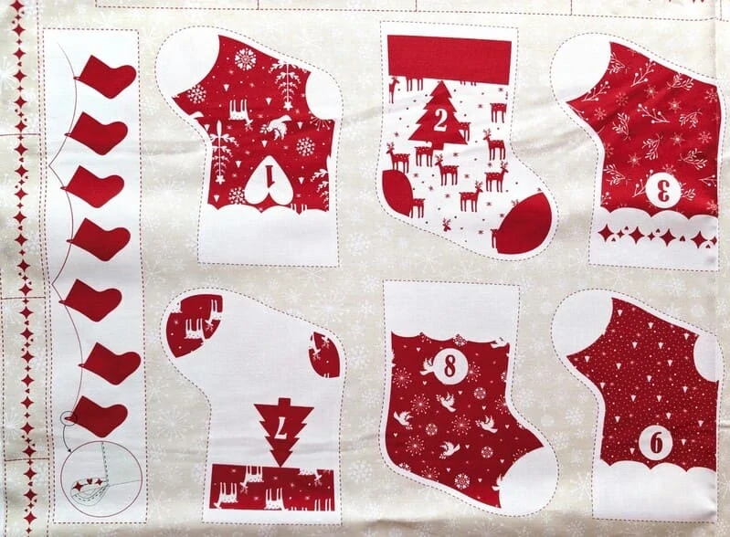 Punčošky pro přípravu adventního kalendáře