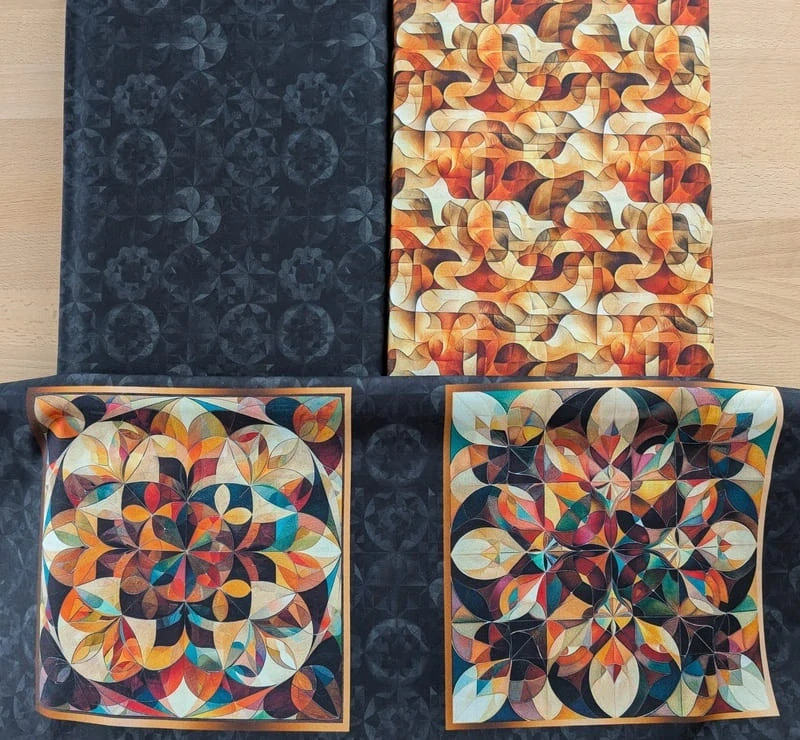 FQ Černá s mandalami