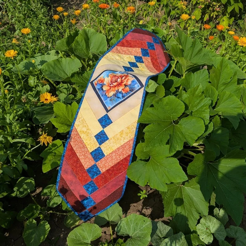 Letní francouzský cop patchworkový běhoun