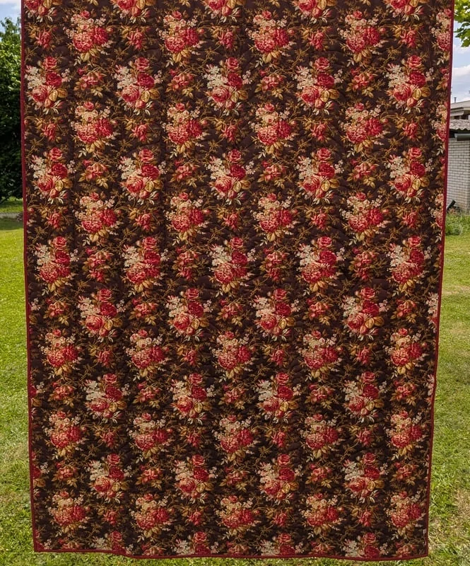 Květované copy patchworková deka