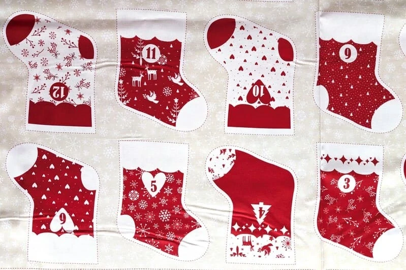 Punčošky pro přípravu adventního kalendáře