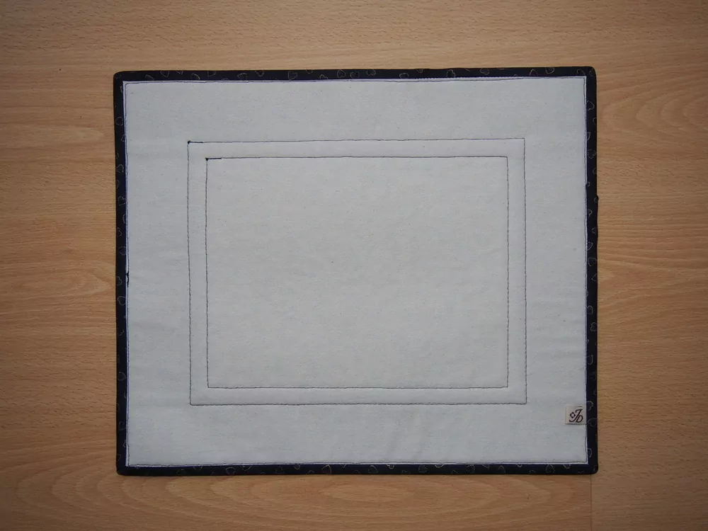 Srdíčkové prostírání souprava 2 ks