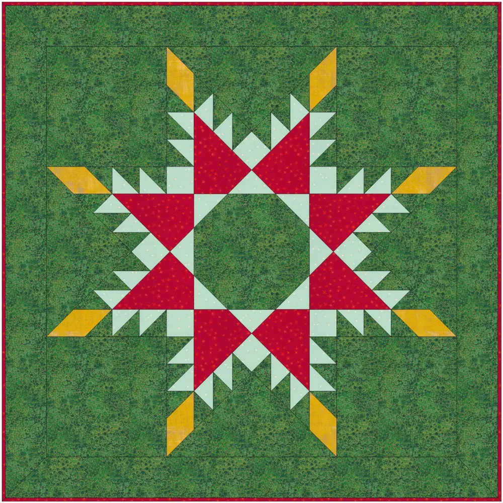 Patchworkový online kurz Peříčková hvězda