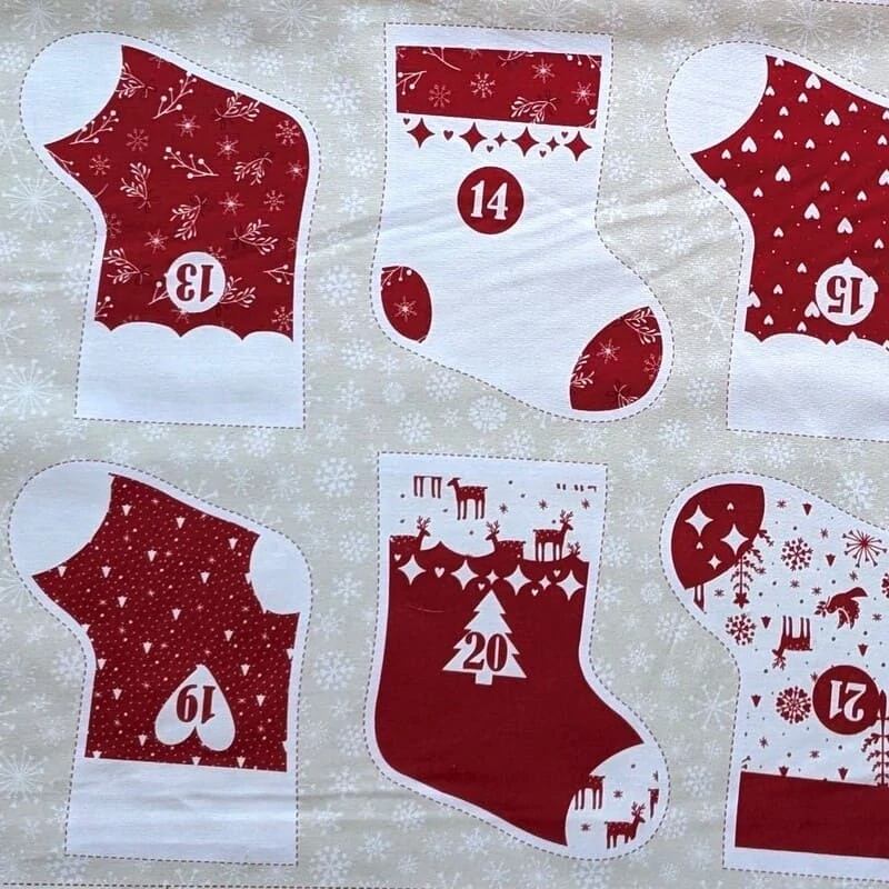 Punčošky pro přípravu adventního kalendáře