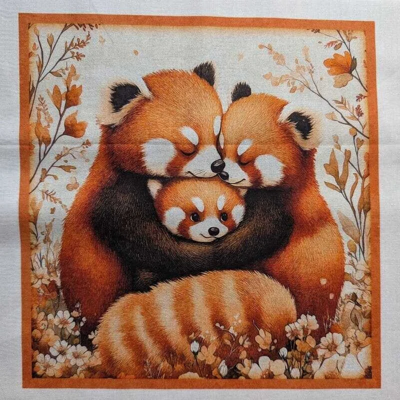 Pandy - panel látky pro děti