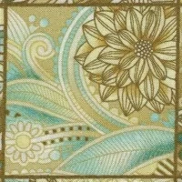 Tyrkysovo béžová mozaika