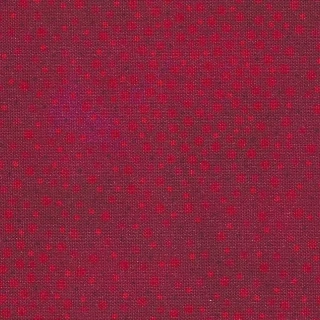 Tečky na červené makaté