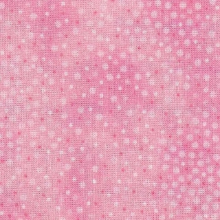 Tečky na růžové makaté