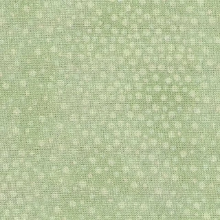 Tečky na světle zelené makaté