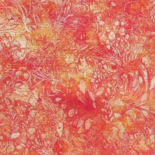 Lístečky na žlutooranžové makaté