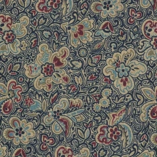 Kytičkový drobný barevný vzor na béžové