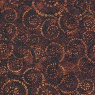 Hnědé spirály na středně hnědé