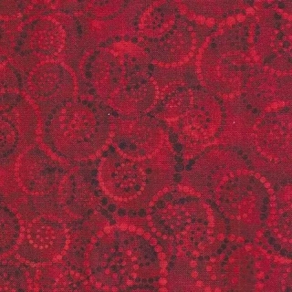 Oranžové spirály na oranžovočervené