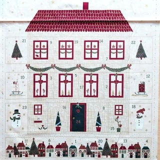 Adventní kalendář s domečkem