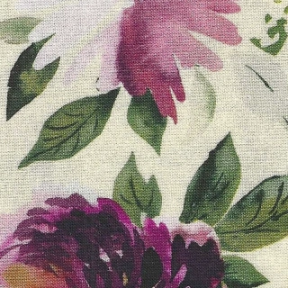 Růžové a vínové jiřiny na smetanové